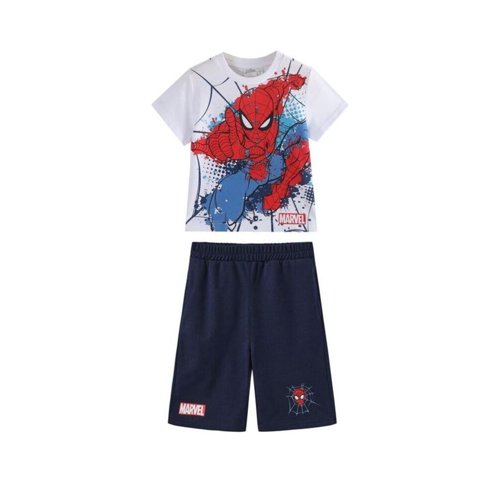 Spider-Man Boys T-Shirt & Shorts Set / White